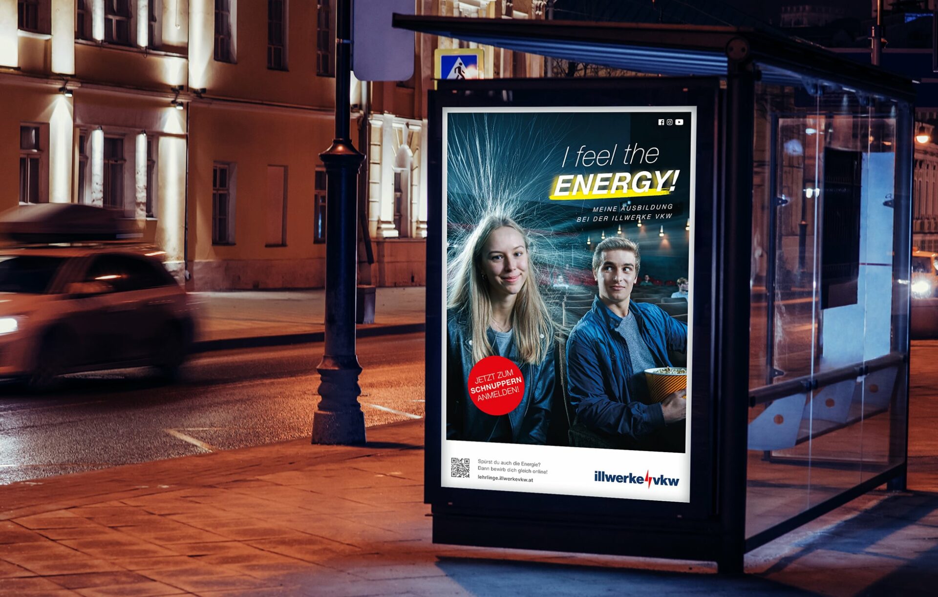 Citylight Plakat mit dem Sujet 